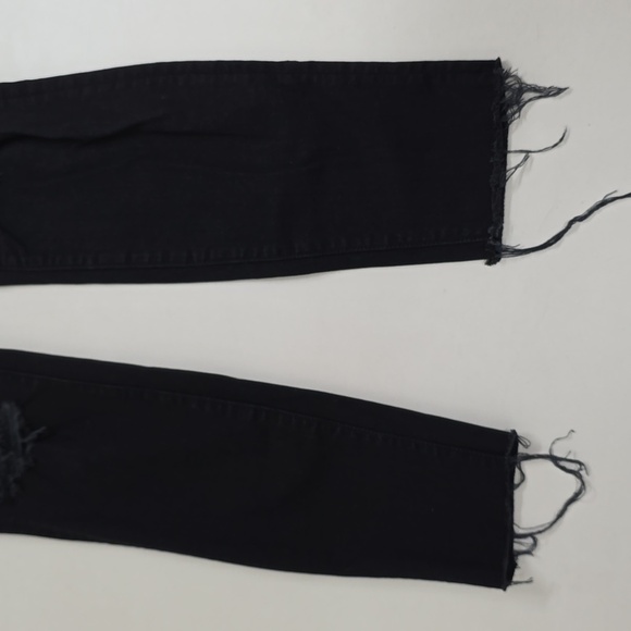 Mother The Looker Ankle Fray Jeans in Guilty As Sin (Maternity) - Picture 4 of 11